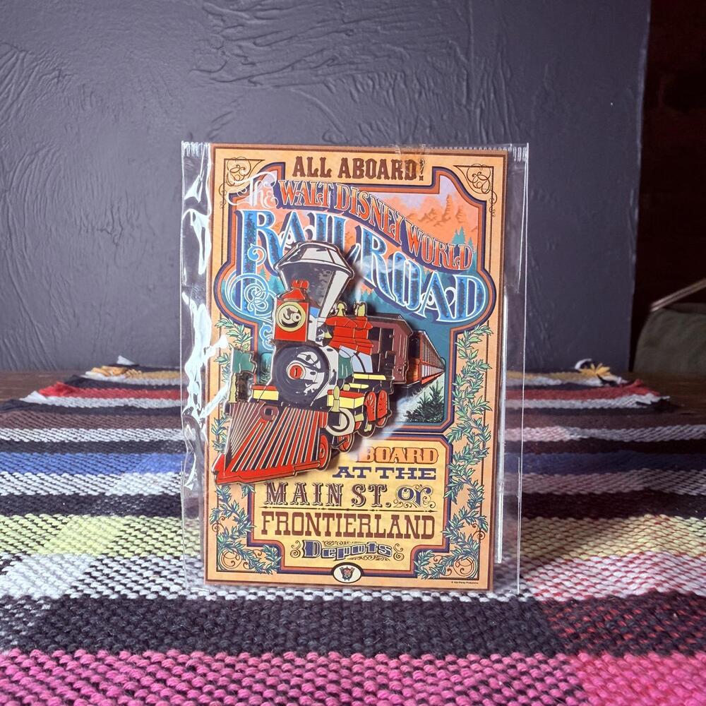 Disney WDI WDW Railroad Poster Pin PP93772 LE 300